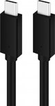 Καλώδιο USB Platinet USB-C - USB-C 1 m Μαύρο (PUCC5A1B)