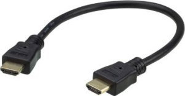 Καλώδιο Aten ATEN 2L-7DA3H Καλώδιο HDMI Highspeed, μαύρο, 0,3 m