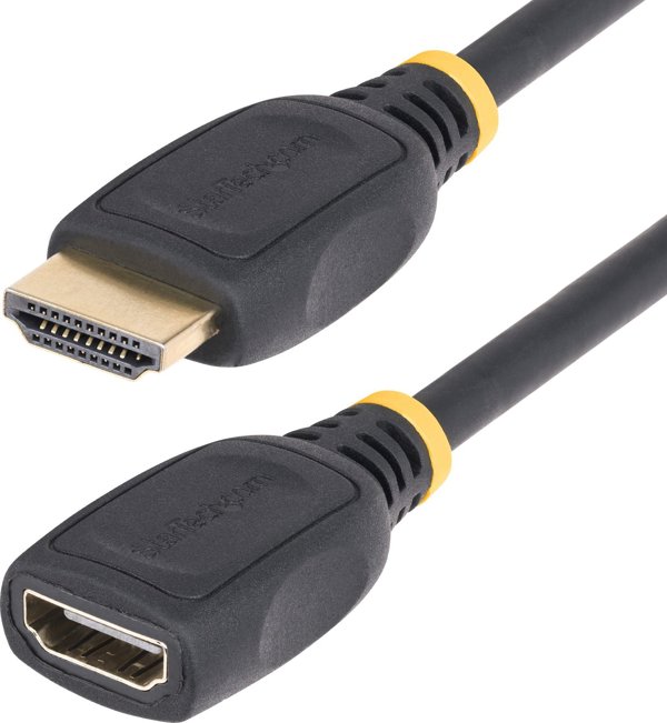 Καλώδιο HDMI StarTech HD2MF3FL Τύπου A (Standard) 1m, Μαύρο