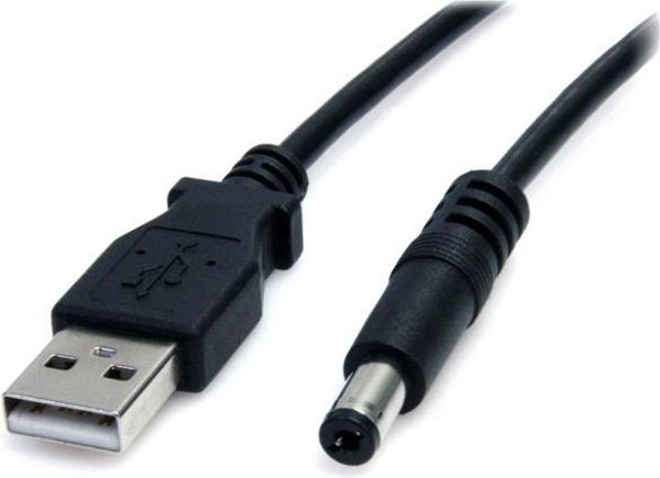 Καλώδιο USB StarTech USB-A - DC 5.5 mm 2 m Μαύρο (USB2TYPEM2M)