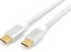 Καλώδιο USB Equip USB-C - USB-C 0.5 m Λευκό (128355)