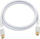 Καλώδιο USB Equip USB-C - USB-C 0.5 m Λευκό (128355)