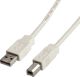 Καλώδιο USB Value USB-A - 4.5 m Λευκό (11.99.8841)