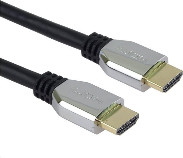 Καλώδιο PremiumCord HDMI - HDMI 0.5m ασημί (kphdm21z05)