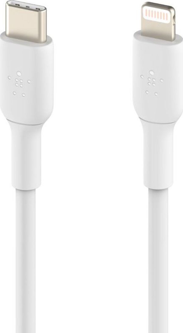 Belkin Καλώδιο USB-C σε Lightning, Fast Charge & Sync, 1m, Λευκό (MFi Certified)