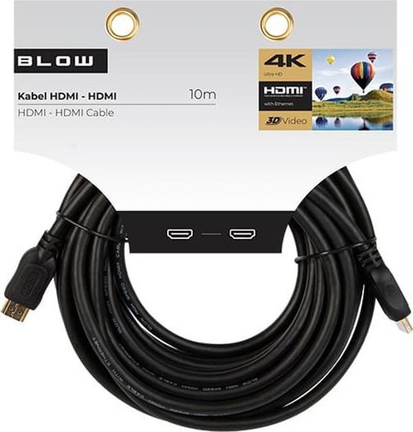 Καλώδιο Blow 92-665# Πρίζα hdmi-hdmi 10m 4k