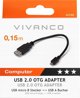 Καλώδιο USB Vivanco Vivanco καλώδιο microUSB - USB OTG 0.15m (45298)