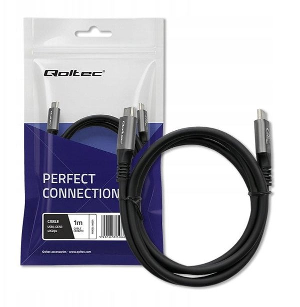 Καλώδιο USB4 Υπερταχύτητας | USB-C PD 240W | Thunderbolt 3/4 | 4K | 40Gb/s | 1m | Μαύρο