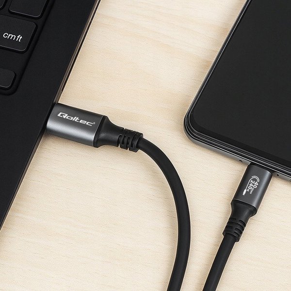 Καλώδιο USB4 Υπερταχύτητας | USB-C PD 240W | Thunderbolt 3/4 | 4K | 40Gb/s | 1m | Μαύρο