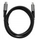 Καλώδιο USB4 Υπερταχύτητας | USB-C PD 240W | Thunderbolt 3/4 | 4K | 40Gb/s | 1m | Μαύρο