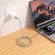 Καλώδιο USB Hoco USB-A - Lightning 1 m Λευκό