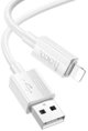 Καλώδιο USB Hoco USB-A - Lightning 1 m Λευκό