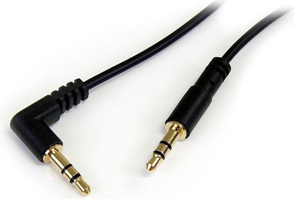 Καλώδιο StarTech Jack 3.5mm - Jack 3.5mm 0.3m μαύρο (MU1MMSRA)