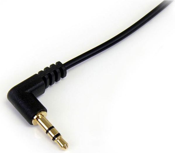 Καλώδιο StarTech Jack 3.5mm - Jack 3.5mm 0.3m μαύρο (MU1MMSRA)