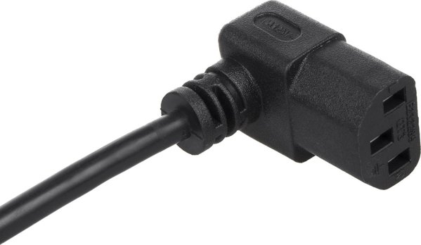 Καλώδιο τροφοδοσίας Maclean, γωνιακό, 3 pin, βύσμα EU, 1.5m, MCTV-851