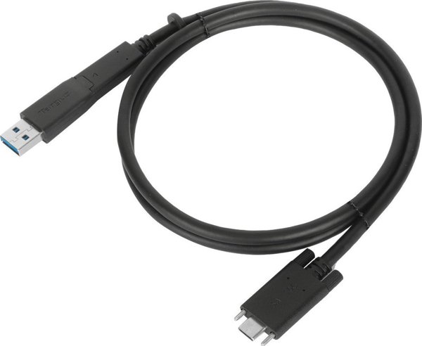 Καλώδιο USB Targus Targus - Σετ καλωδίων USB - Βίδες αντίχειρα - Μαύρο - για Targus Universal, Universal DV4K, USB-C Universal QUAD 4K, USB-C Universal QUAD HD