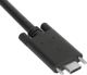 Καλώδιο USB Targus Targus - Σετ καλωδίων USB - Βίδες αντίχειρα - Μαύρο - για Targus Universal, Universal DV4K, USB-C Universal QUAD 4K, USB-C Universal QUAD HD