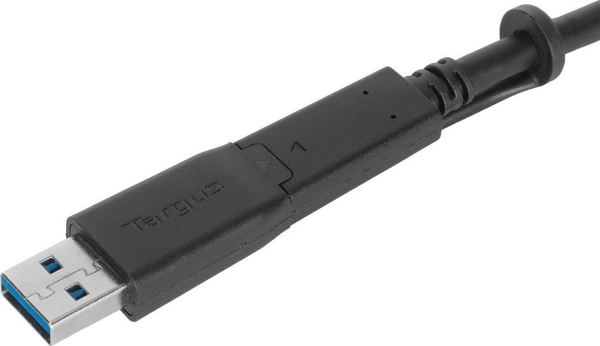 Καλώδιο USB Targus Targus - Σετ καλωδίων USB - Βίδες αντίχειρα - Μαύρο - για Targus Universal, Universal DV4K, USB-C Universal QUAD 4K, USB-C Universal QUAD HD