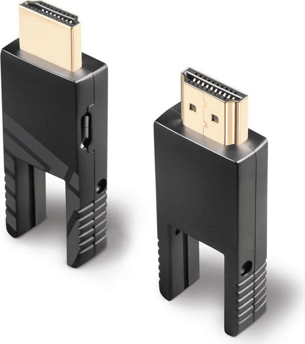 Lindy Υβριδικό Καλώδιο Οπτικής Ίνας HDMI 2.0 / DVI-D, 18G, Αποσπώμενα Βύσματα, 10m, Μαύρο