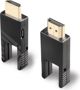 Lindy Υβριδικό Καλώδιο Οπτικής Ίνας HDMI 2.0 / DVI-D, 18G, Αποσπώμενα Βύσματα, 10m, Μαύρο