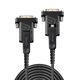 Lindy Υβριδικό Καλώδιο Οπτικής Ίνας HDMI 2.0 / DVI-D, 18G, Αποσπώμενα Βύσματα, 10m, Μαύρο