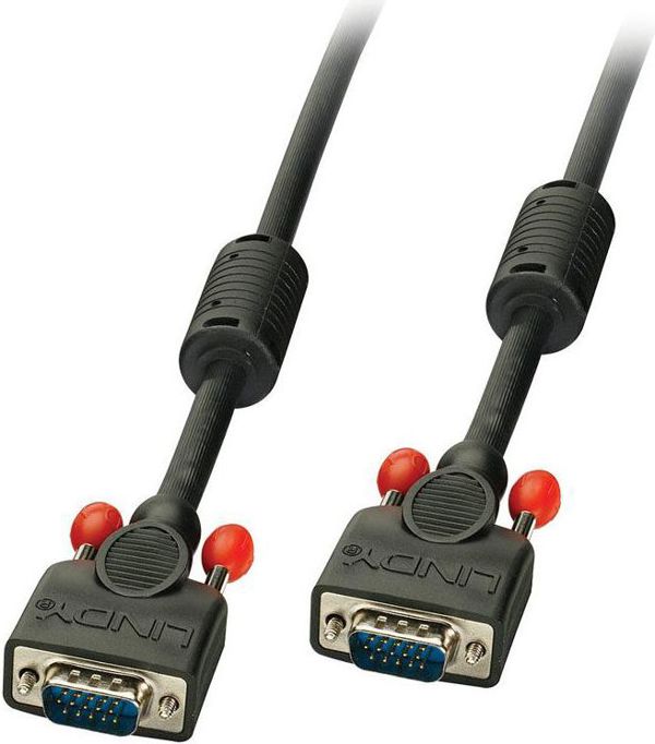 Καλώδιο Lindy D-Sub (VGA) - D-Sub (VGA) 1m μαύρο (36372)