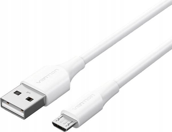 Καλώδιο USB Vention USB-A - micro-B 2 m Λευκό (6922794767676)