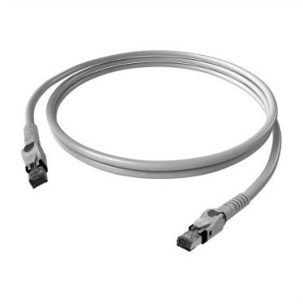 Καλώδιο crossover Easylan VarioBoot Cat.6A, S/FTP, γκρι, 0,5 m