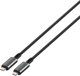 Καλώδιο USB Vivanco Vivanco καλώδιο USB-C - USB-C 4.0 LongLife Φόρτιση 240W 1m (64014)