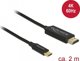 Καλώδιο USB Delock USB-C - HDMI 2 m Μαύρο (84905)