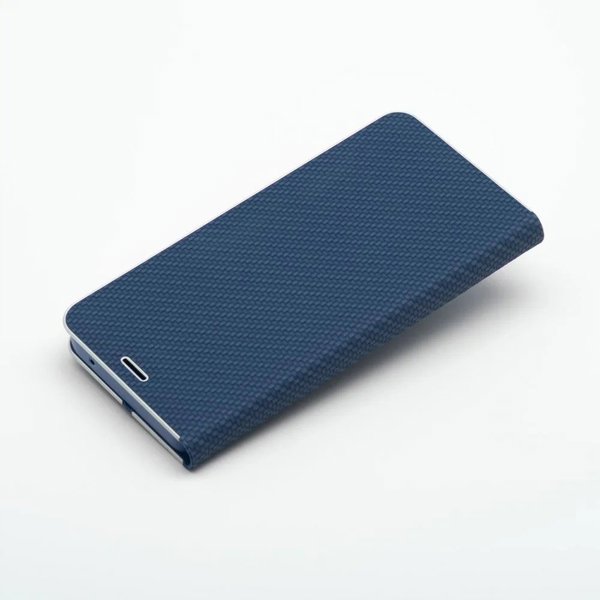 Kabura LUNA Book Carbon do SAMSUNG A17 niebieski