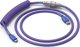 Glorious Coiled Καλώδιο USB-A σε USB-C για Gaming, 1.36m, Μωβ (GLO-CBL-COIL-NEBULA)