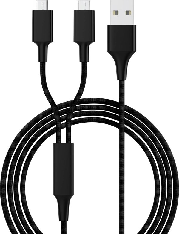 Smrter USB-A - καλώδιο microUSB 1,2 m Μαύρο (SMRTER_HYDRA_DUO_M_BK) 11618645 4250551405663
