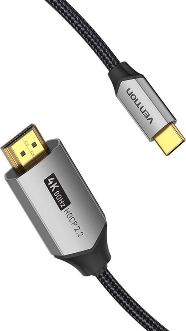 Καλώδιο USB Vention USB-C - HDMI 1 m Μαύρο