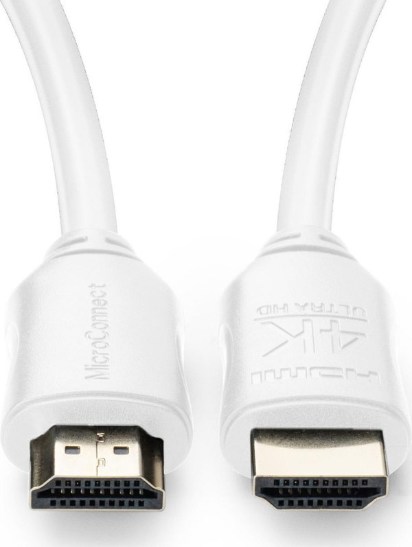 Καλώδιο MicroConnect Microconnect MC-HDM19193V2.0WH καλώδιο HDMI 3 m HDMI Τύπου A (Standard) Λευκό