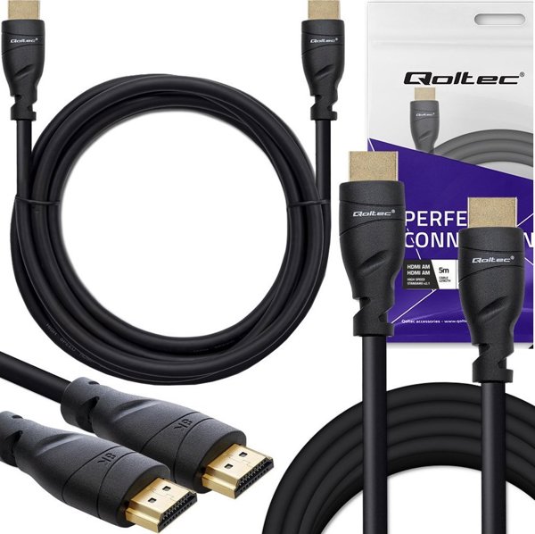 Καλώδιο QOLTEC HDMI - HDMI 5m μαύρο (50353)