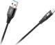 Καλώδιο USB Rebel USB-A - microUSB 0.5 m Μαύρο (RB-6000-050-B)