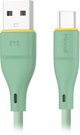 Kabel USB-A - microUSB Miccell VQ-D06, 2,4A, 1m, zielony