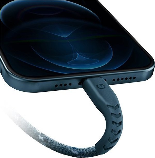 Καλώδιο USB Energea USB-A - Lightning 1.5 m Μπλε (CBL-NF-BLU150)