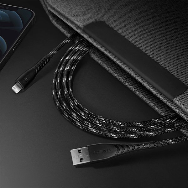 Καλώδιο USB Energea USB-A - Lightning 1.5 m Μπλε (CBL-NF-BLU150)