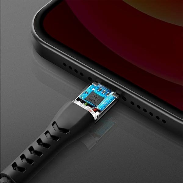 Καλώδιο USB Energea USB-A - Lightning 1.5 m Μπλε (CBL-NF-BLU150)