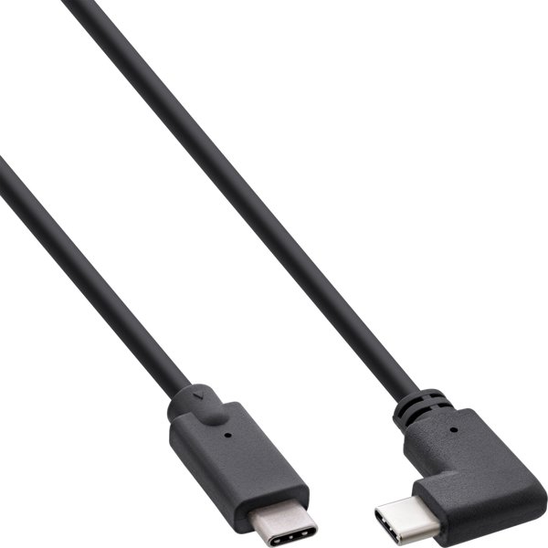 Καλώδιο InLine USB-C σε USB-C 3.2 Gen 2, 1m, Μαύρο (35701W)