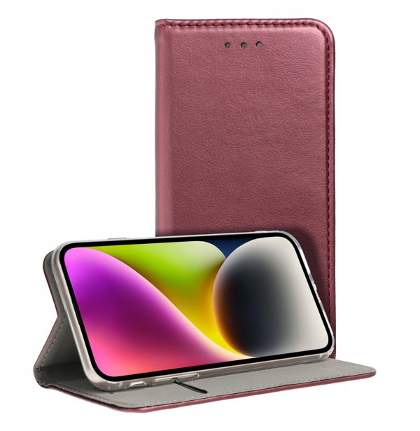 Kabura SMART MAGNETO do REALME 14 5G burgundowy