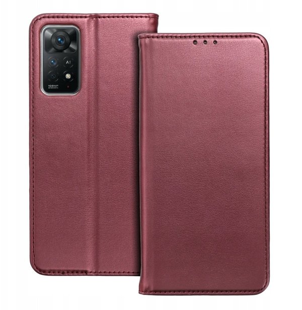 Kabura SMART MAGNETO do REALME 14 5G burgundowy