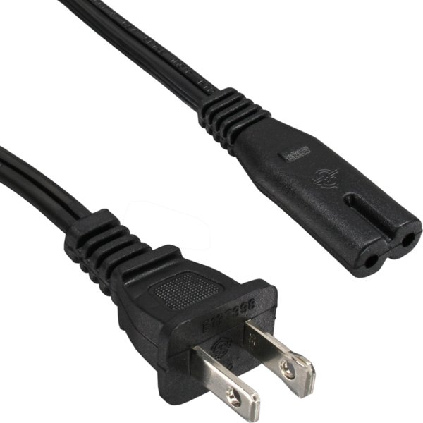Καλώδιο τροφοδοσίας InLine InLine® Japan σε Euro8 IEC-C7, μαύρο, 1.8m