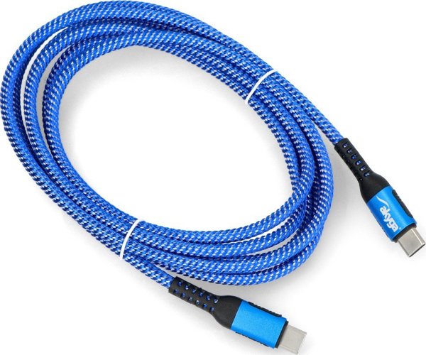 Καλώδιο USB Akyga USB-C - USB-C 1.8 m Μπλε (AK-USB-38)