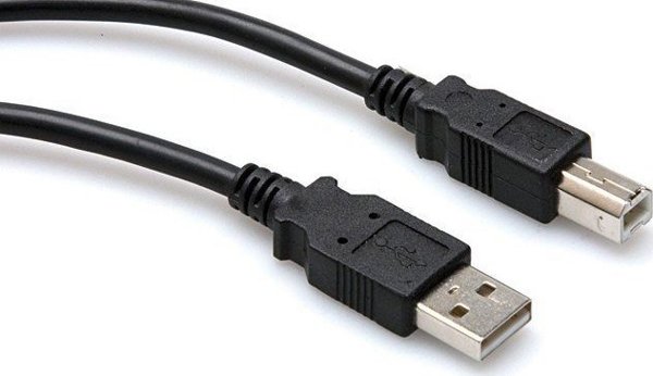 Καλώδιο Hosa USB-210AB USB-A σε USB-B, 3m, Μαύρο