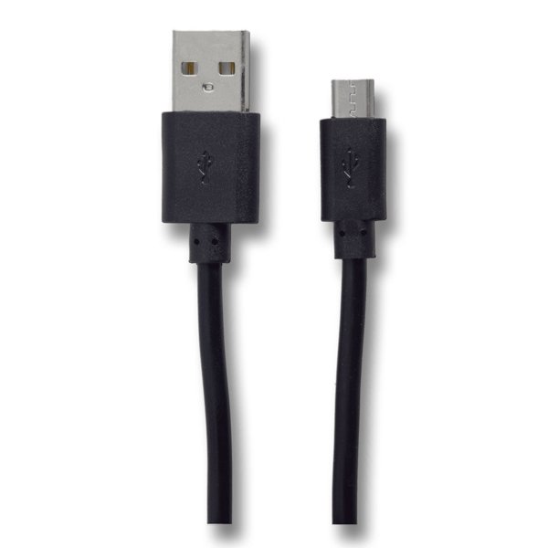 Καλώδιο USB 2GO USB-A σε microUSB, Μήκος 1m, Μαύρο