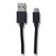 Καλώδιο USB 2GO USB-A σε microUSB, Μήκος 1m, Μαύρο