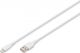Καλώδιο Φόρτισης DIGIT USB-A σε Lightning, Σιλικόνης, 1m, 12W, Λευκό